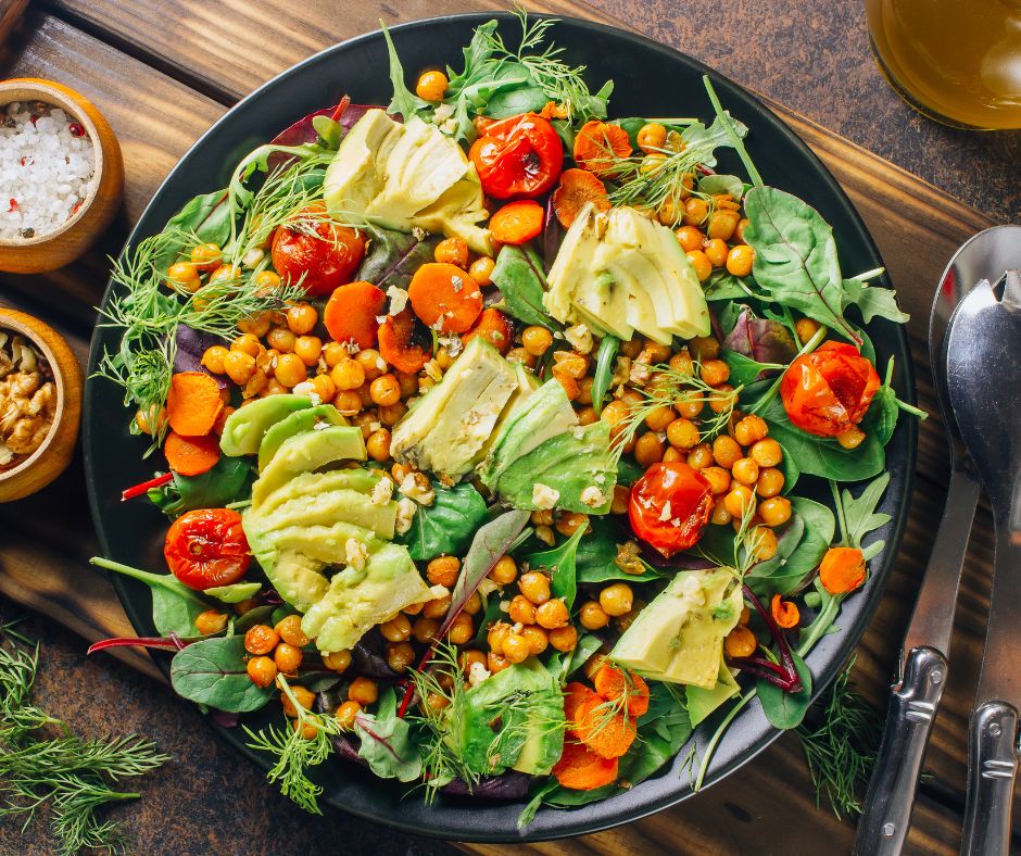 Ricetta per diabetici Insalata Di Ceci e Avocado